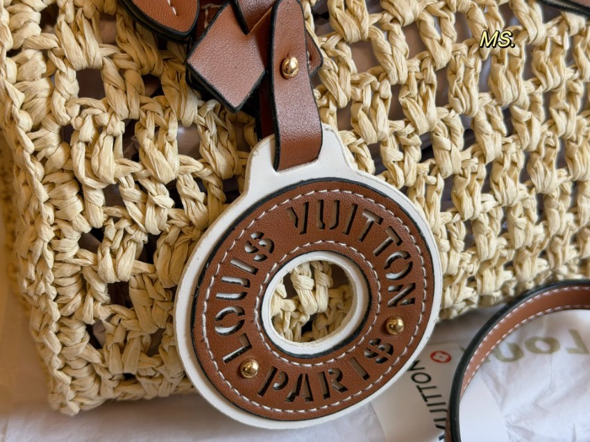ルイヴィトン ハイブランド ナノスピーディ ラフィア編み レザーコンビ ミニボストンバッグ ベージュ おすすめ_3