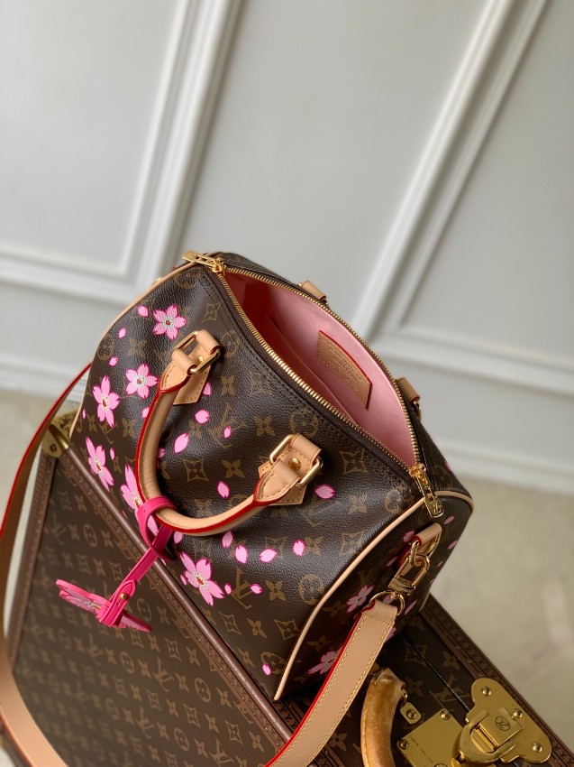 ルイヴィトン スーパーコピー ナノスピーディ モノグラム フラワープリント ミニボストンバッグ ブラウン 高品質レプリカ_9