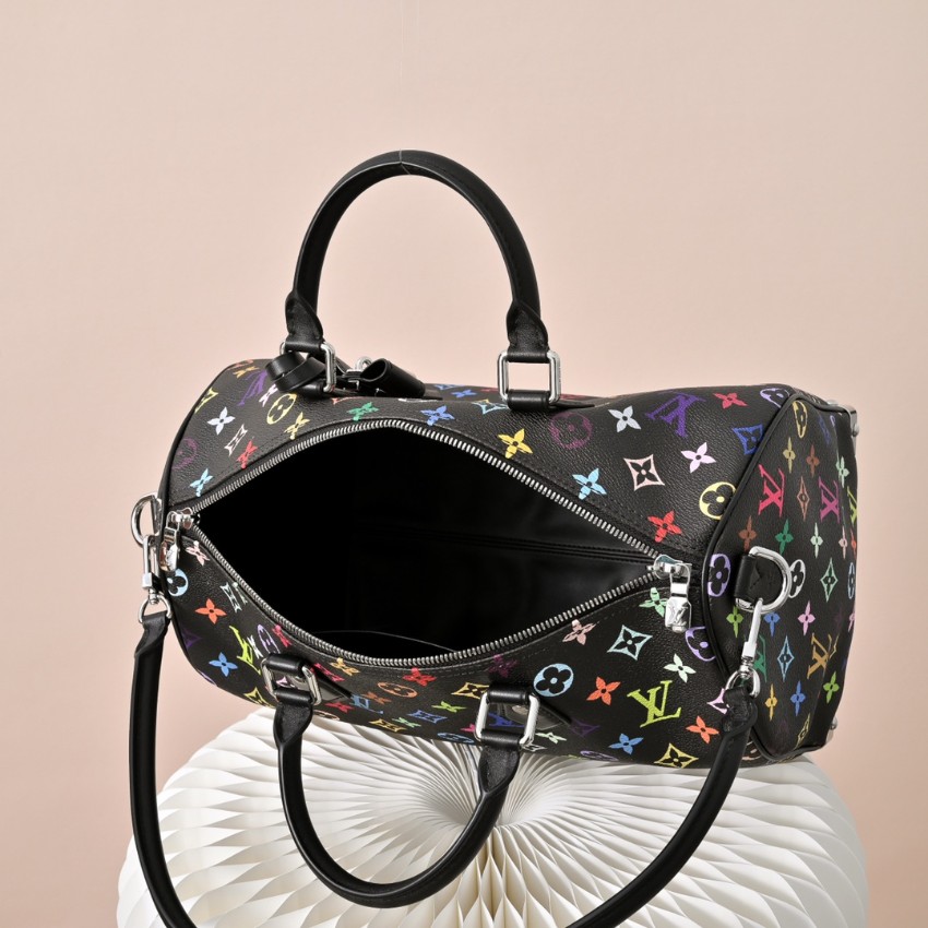 ルイヴィトン n級品 ナノスピーディ マルチカラーモノグラム 2WAYミニバッグ ブラック レディース_6