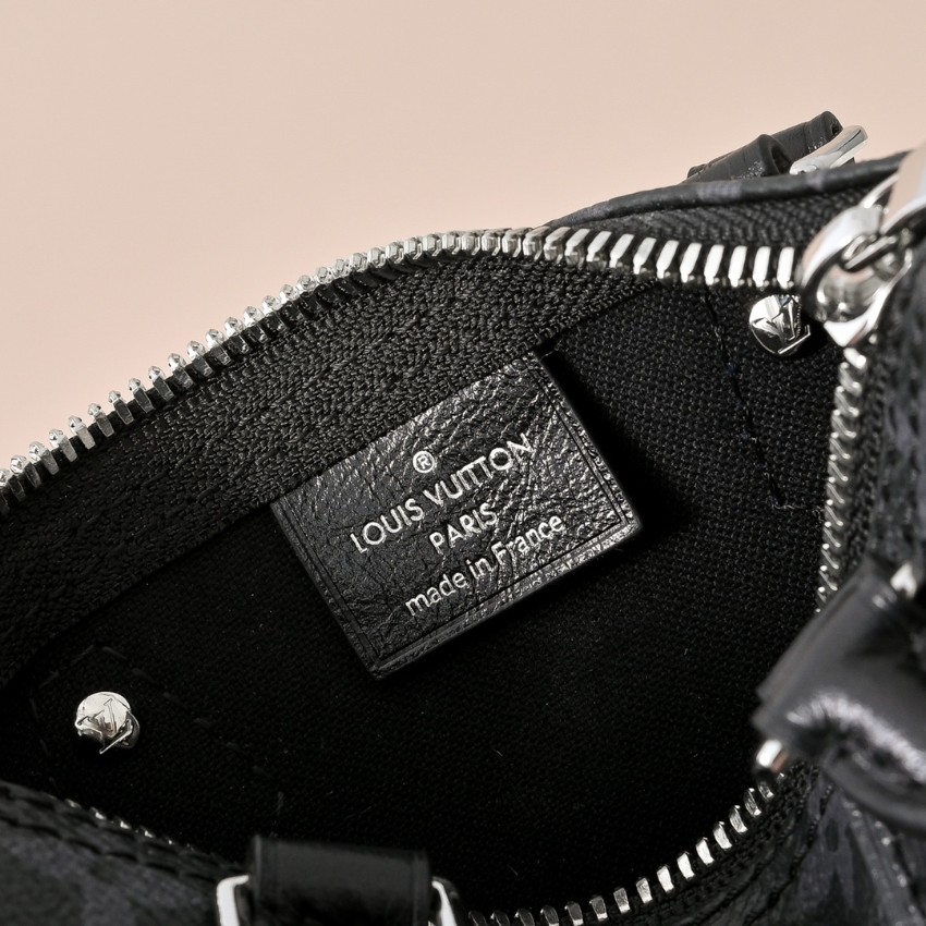 ルイヴィトン ハイブランド ナノスピーディ モノグラムシャドウ 2WAYミニバッグ ブラック レディース_8