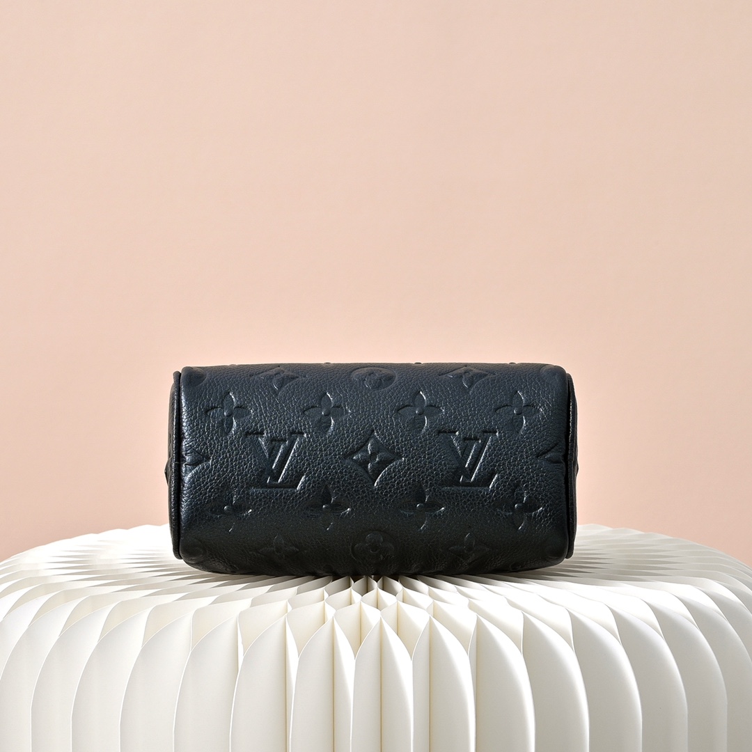 ルイヴィトン 並行輸入品 ナノスピーディ アンプラントレザー チャーム付き ミニボストンバッグ ブラック 通販_3