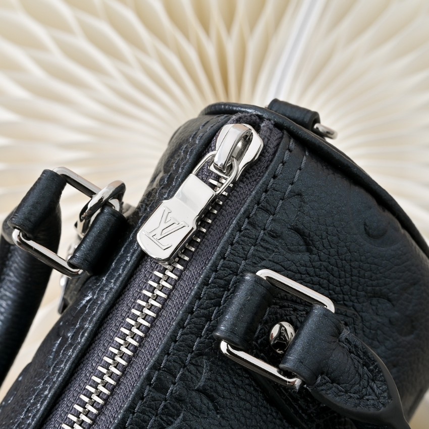 ルイヴィトン 並行輸入品 ナノスピーディ アンプラントレザー チャーム付き ミニボストンバッグ ブラック 通販_2