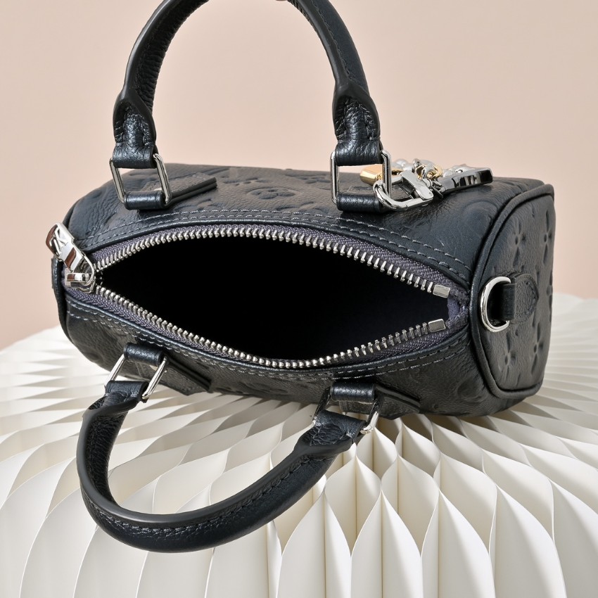 ルイヴィトン 並行輸入品 ナノスピーディ アンプラントレザー チャーム付き ミニボストンバッグ ブラック 通販_7