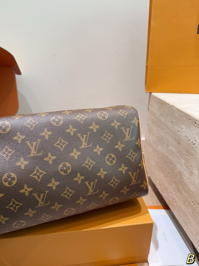 ルイヴィトン スーパーコピー ナノスピーディ モノグラム チャーム装飾 ミニボストンバッグ ブラウンピンク 人気モデル_7