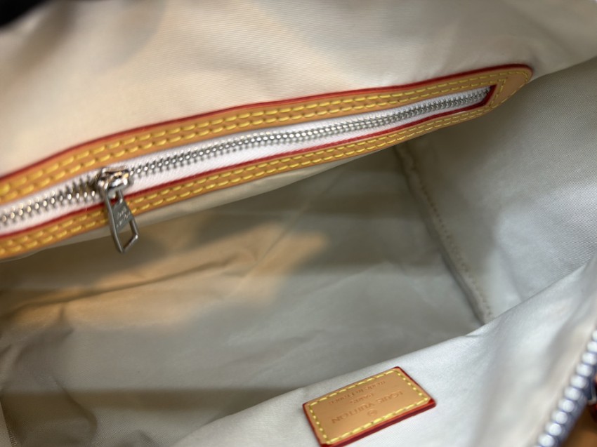 ルイヴィトン コピー ナノスピーディ デニム調モノグラム 刺繍アクセント ミニボストンバッグ ネイビー レディース_2