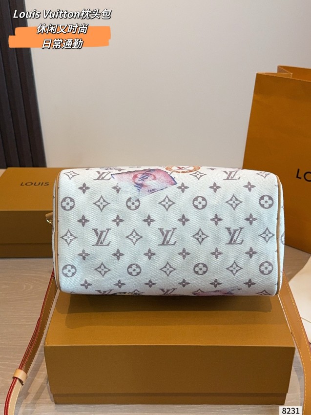 ルイヴィトン n級品 ナノスピーディ モノグラムステッカー風プリント ミニボストンバッグ ホワイト おすすめ_2