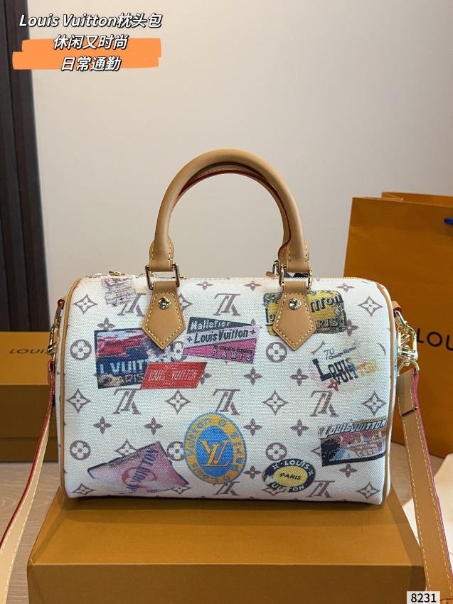 ルイヴィトン n級品 ナノスピーディ モノグラムステッカー風プリント ミニボストンバッグ ホワイト おすすめ_6