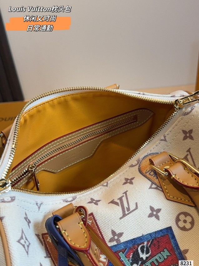 ルイヴィトン n級品 ナノスピーディ モノグラムステッカー風プリント ミニボストンバッグ ホワイト おすすめ_8