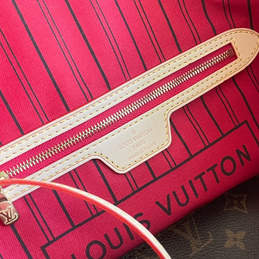 ルイヴィトン スーパーコピー 届く ナノスピーディ モノグラム トートバッグ ポーチ付き ブラウン レッドライン 通販_3