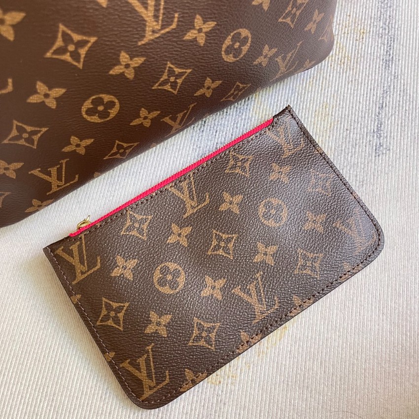 ルイヴィトン スーパーコピー 届く ナノスピーディ モノグラム トートバッグ ポーチ付き ブラウン レッドライン 通販_7