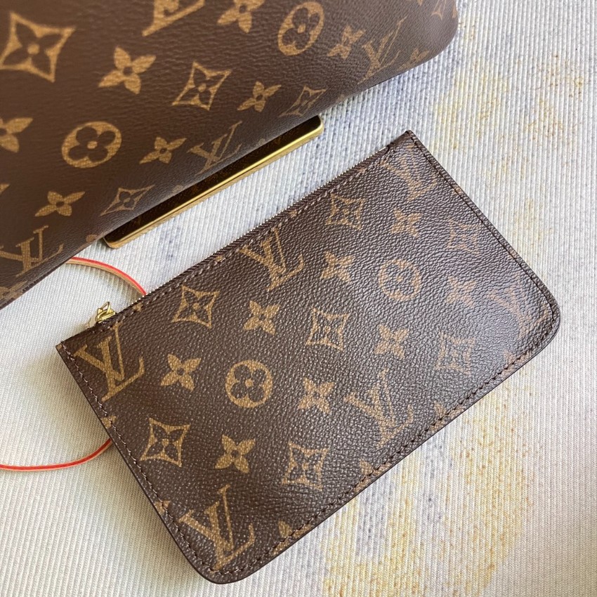 ルイヴィトン スーパーコピー ナノスピーディ モノグラム ポーチ付き トートバッグ ブラウン レッドライン レディース_5