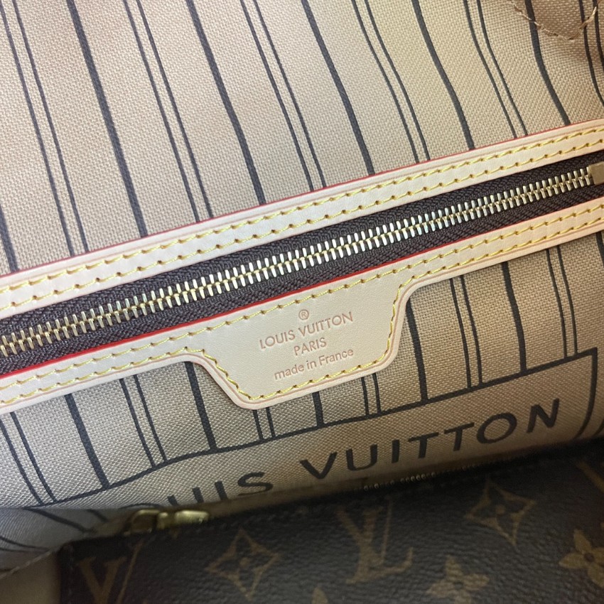ルイヴィトン スーパーコピー ナノスピーディ モノグラム ポーチ付き トートバッグ ブラウン レッドライン レディース_3