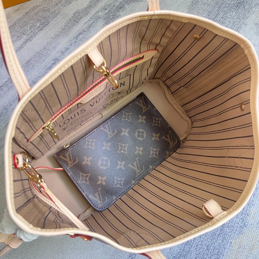 ルイヴィトン スーパーコピー ナノスピーディ モノグラム ポーチ付き トートバッグ ブラウン レッドライン レディース_8