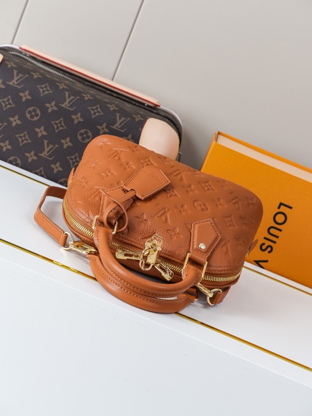 ルイヴィトン スーパーコピー ナノスピーディ エンボスモノグラム レザーミニボストンバッグ ブラウン レディース 新作_2