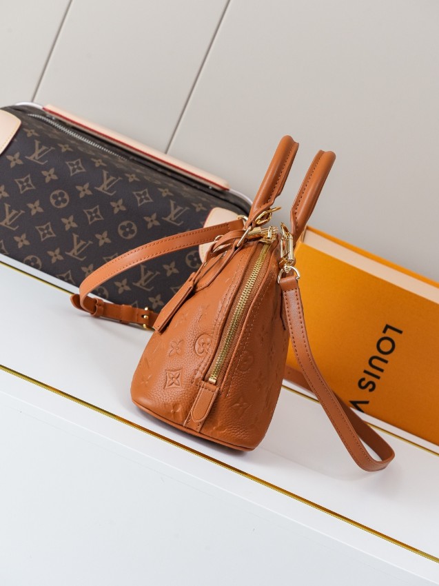 ルイヴィトン スーパーコピー ナノスピーディ エンボスモノグラム レザーミニボストンバッグ ブラウン レディース 新作_7