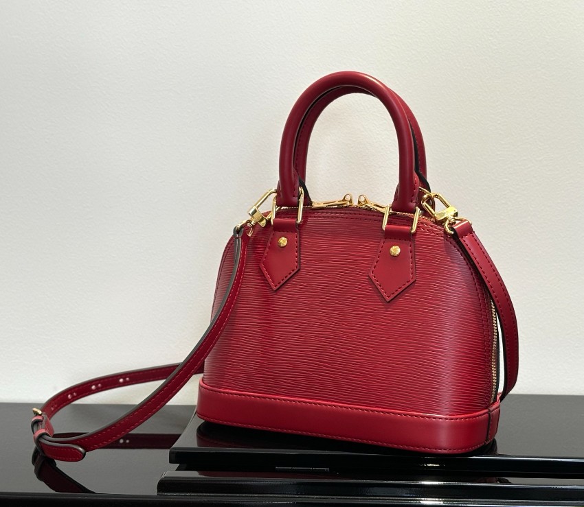 ルイヴィトン コピー ナノスピーディ エピレザー 半円フォルム ミニボストンバッグ レッド レディース おすすめ_6