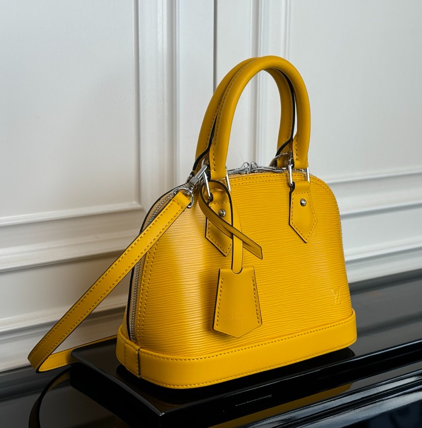 ルイヴィトン スーパーコピー 届く ナノスピーディ エピレザー コンパクトバッグ イエロー レディース 売れ筋_1