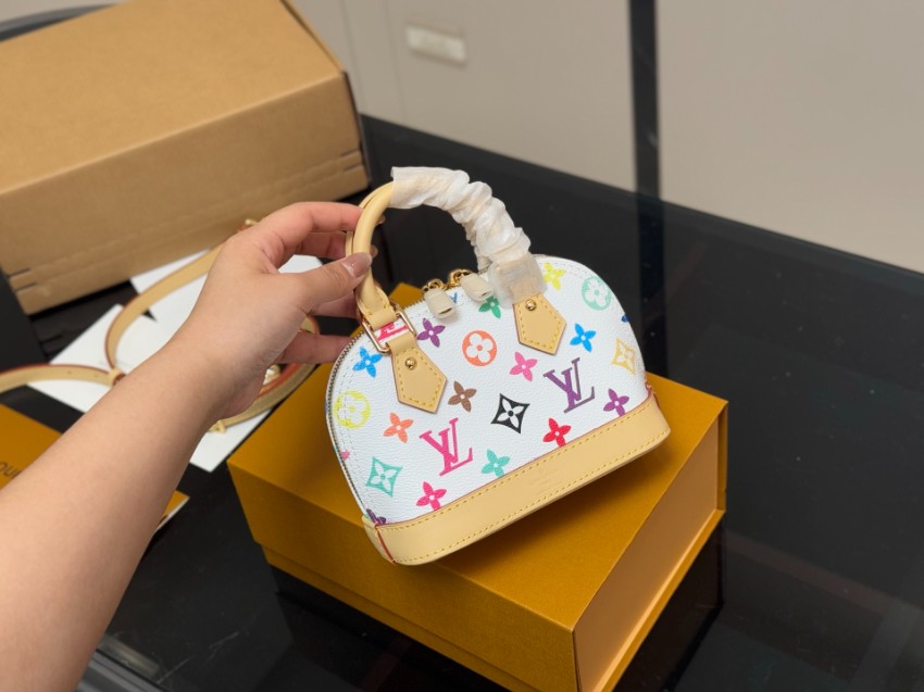 ルイヴィトン n級品 ナノスピーディ マルチカラー モノグラム ミニバッグ ホワイト レディース 売れ筋_3