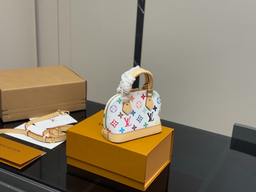 ルイヴィトン n級品 ナノスピーディ マルチカラー モノグラム ミニバッグ ホワイト レディース 売れ筋_4