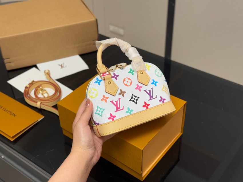 ルイヴィトン n級品 ナノスピーディ マルチカラー モノグラム ミニバッグ ホワイト レディース 売れ筋_6
