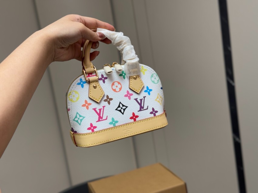 ルイヴィトン n級品 ナノスピーディ マルチカラー モノグラム ミニバッグ ホワイト レディース 売れ筋_8