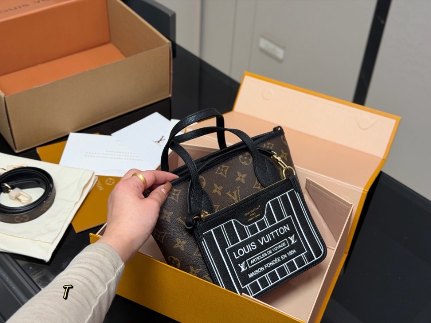 ルイヴィトン 並行輸入品 ナノスピーディ モノグラム ミニトートバッグ ブラック レディース おすすめ_6