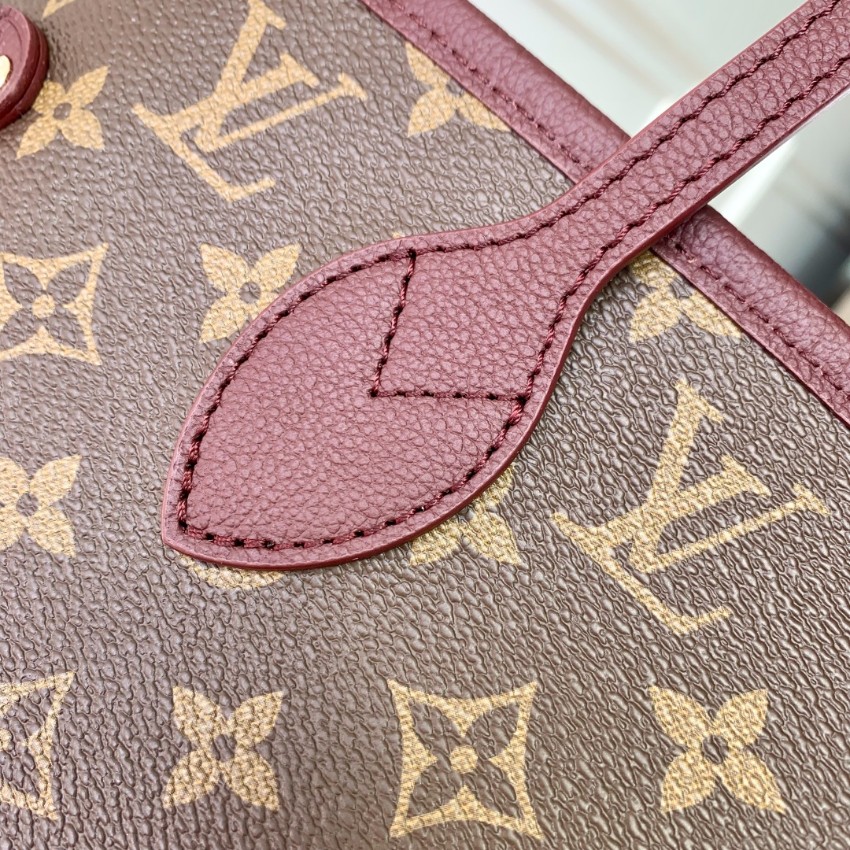 ルイヴィトン n級品 ナノスピーディ モノグラム ワインレザー トートバッグ ブラウン レディース 激安_6