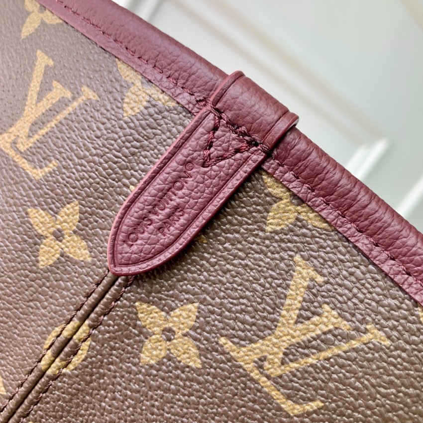 ルイヴィトン n級品 ナノスピーディ モノグラム ワインレザー トートバッグ ブラウン レディース 激安_9
