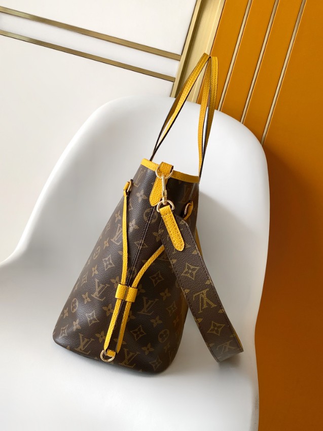 ルイヴィトン スーパーコピー ナノスピーディ モノグラム イエローレザー トートバッグ ブラウン レディース おすすめ_1