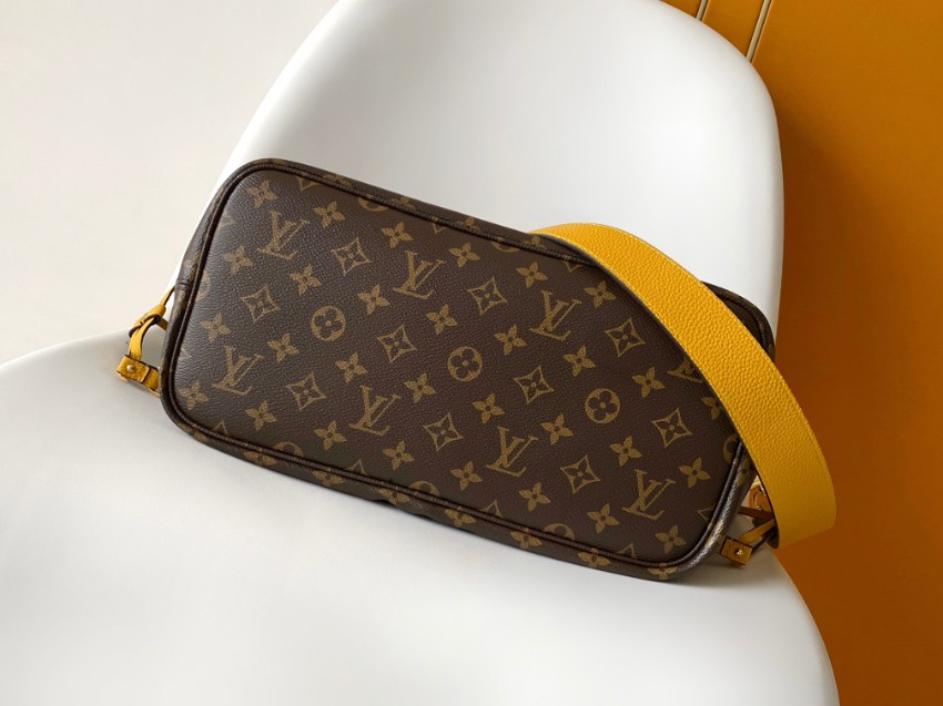 ルイヴィトン スーパーコピー ナノスピーディ モノグラム イエローレザー トートバッグ ブラウン レディース おすすめ_5