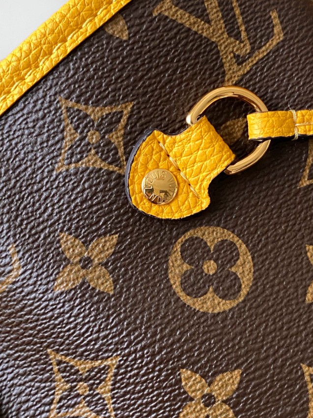 ルイヴィトン スーパーコピー ナノスピーディ モノグラム イエローレザー トートバッグ ブラウン レディース おすすめ_7