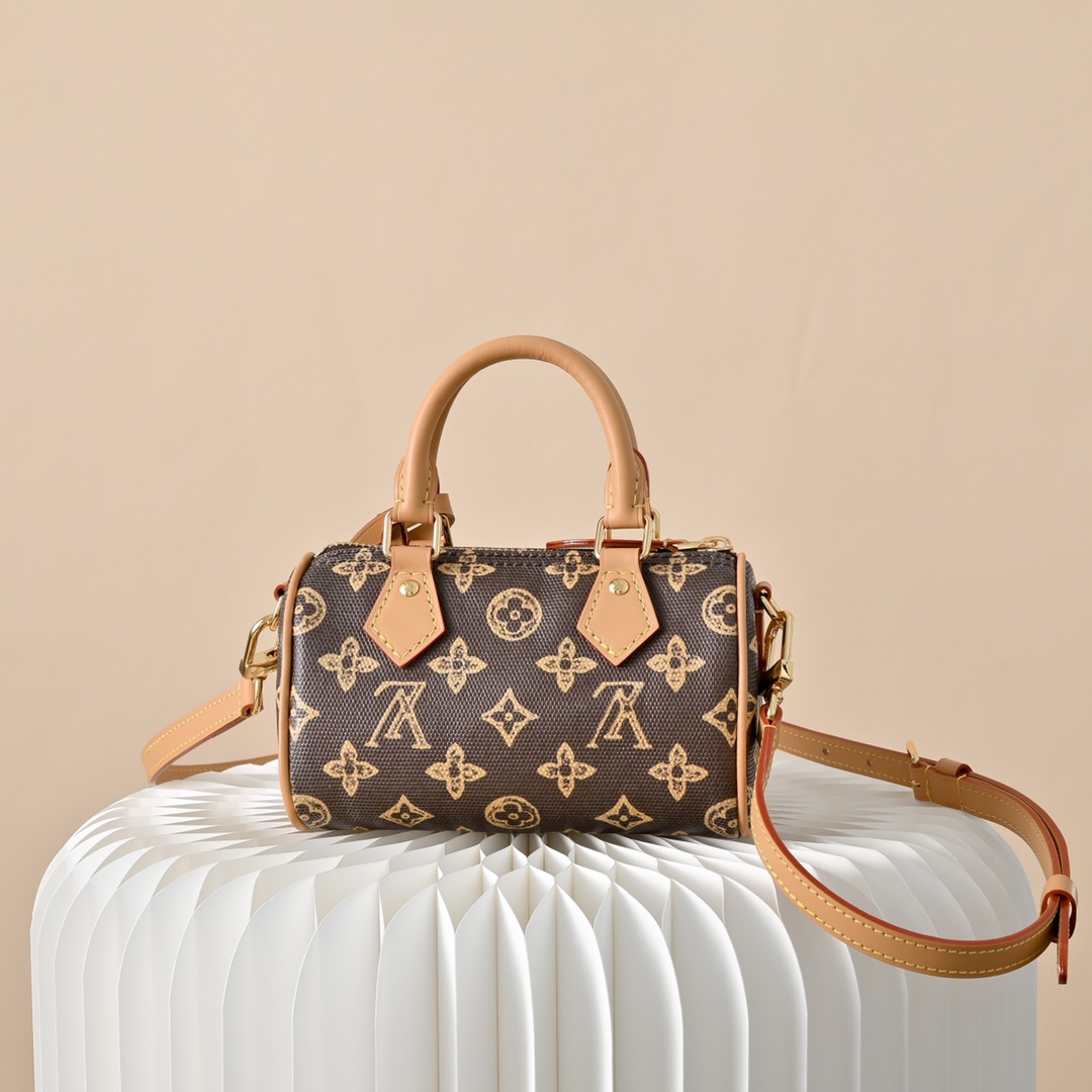 ルイヴィトン コピー ナノスピーディ モノグラム コンパクトバッグ ブラウン レディース 通販_2