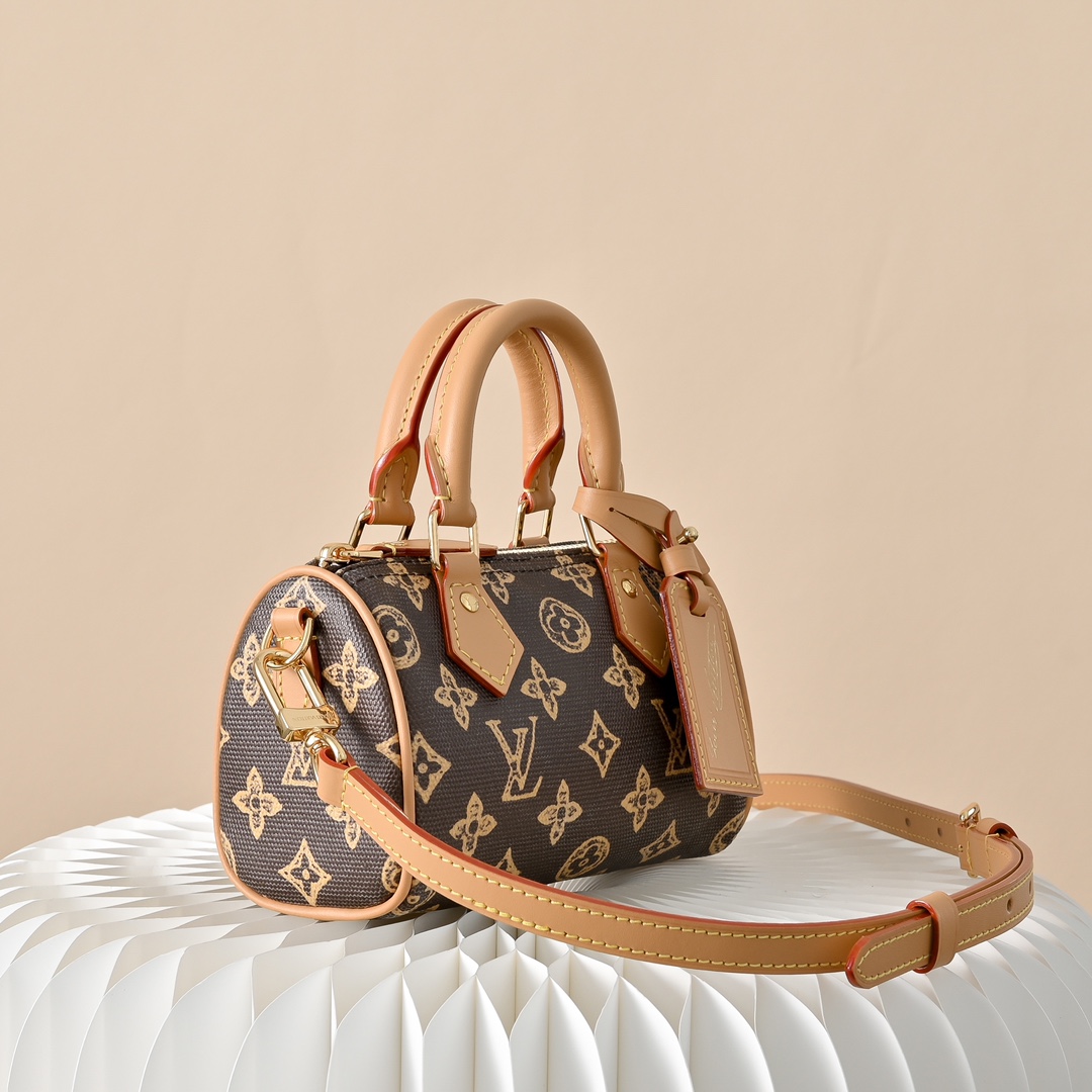 ルイヴィトン コピー ナノスピーディ モノグラム コンパクトバッグ ブラウン レディース 通販_4