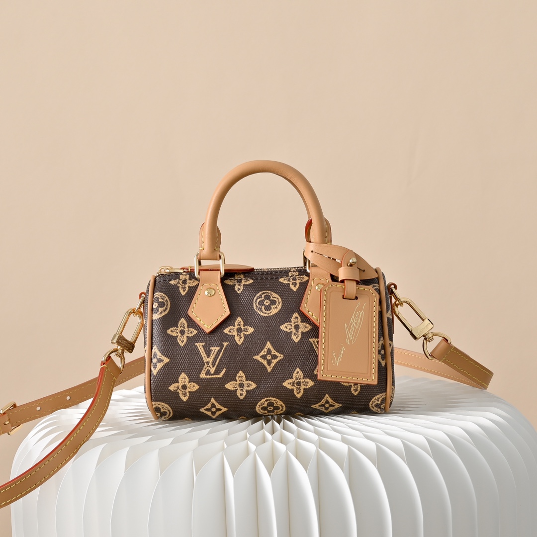 ルイヴィトン コピー ナノスピーディ モノグラム コンパクトバッグ ブラウン レディース 通販_9