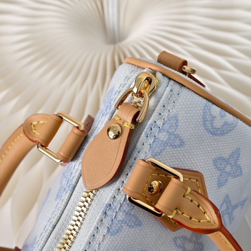 ルイヴィトン n級品 ナノスピーディ モノグラム パステル コンパクトバッグ ライトブルー 新作_1