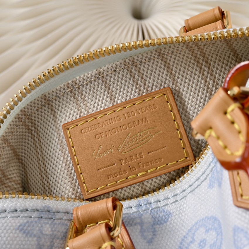 ルイヴィトン n級品 ナノスピーディ モノグラム パステル コンパクトバッグ ライトブルー 新作_4