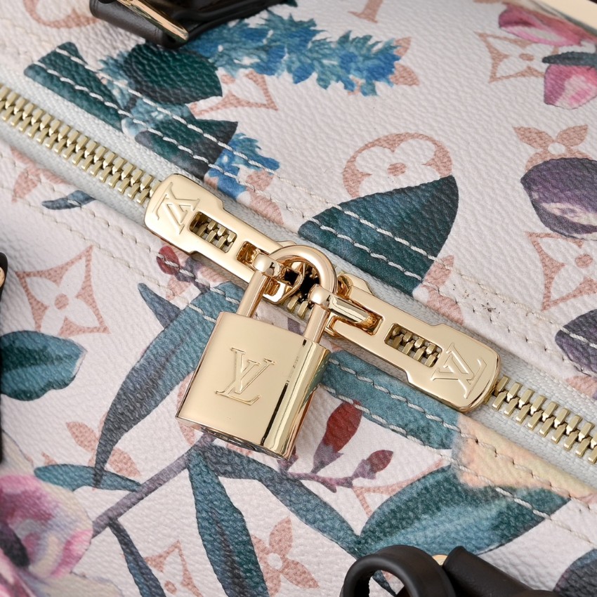 ルイヴィトン ハイブランド ナノスピーディ フローラルプリント ハンドバッグ ホワイト 注目商品_7