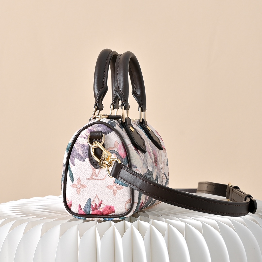 ルイヴィトン 並行輸入品 ナノスピーディ フローラル モノグラム ミニバッグ ホワイト 売れ筋_2