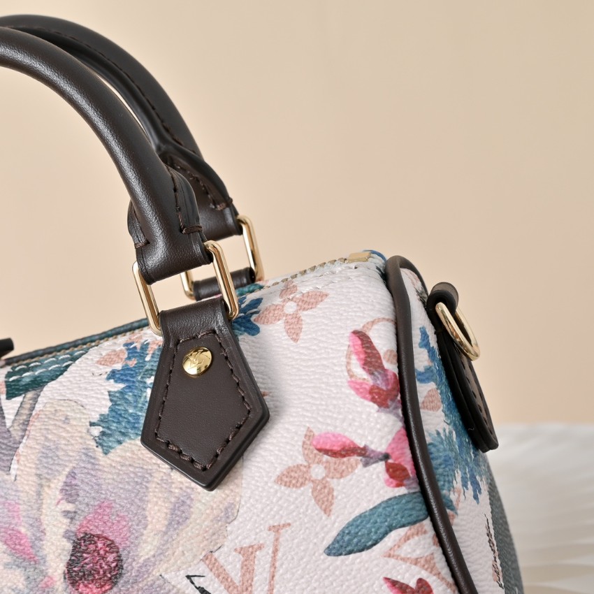 ルイヴィトン 並行輸入品 ナノスピーディ フローラル モノグラム ミニバッグ ホワイト 売れ筋_9