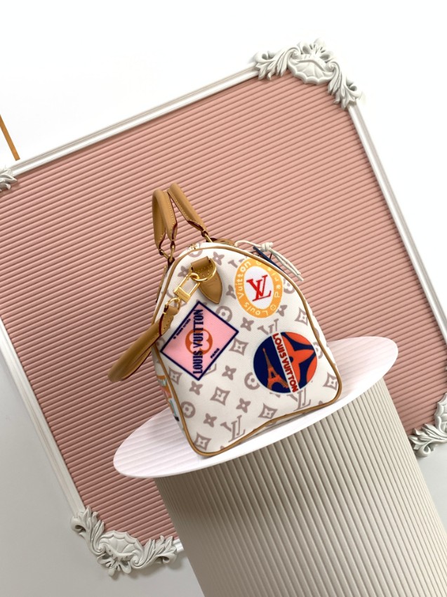 ルイヴィトン コピー ナノスピーディ モノグラム ステッカー 2WAYミニバッグ ホワイト 定番_4