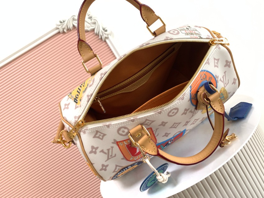 ルイヴィトン コピー ナノスピーディ モノグラム ステッカー 2WAYミニバッグ ホワイト 定番_7