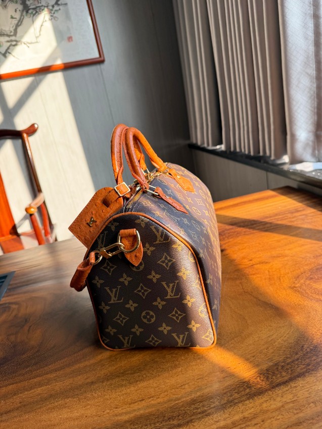 ルイヴィトン スーパーコピー ナノスピーディ モノグラム オレンジレザー 2WAYハンドバッグ ブラウン 注目商品_2