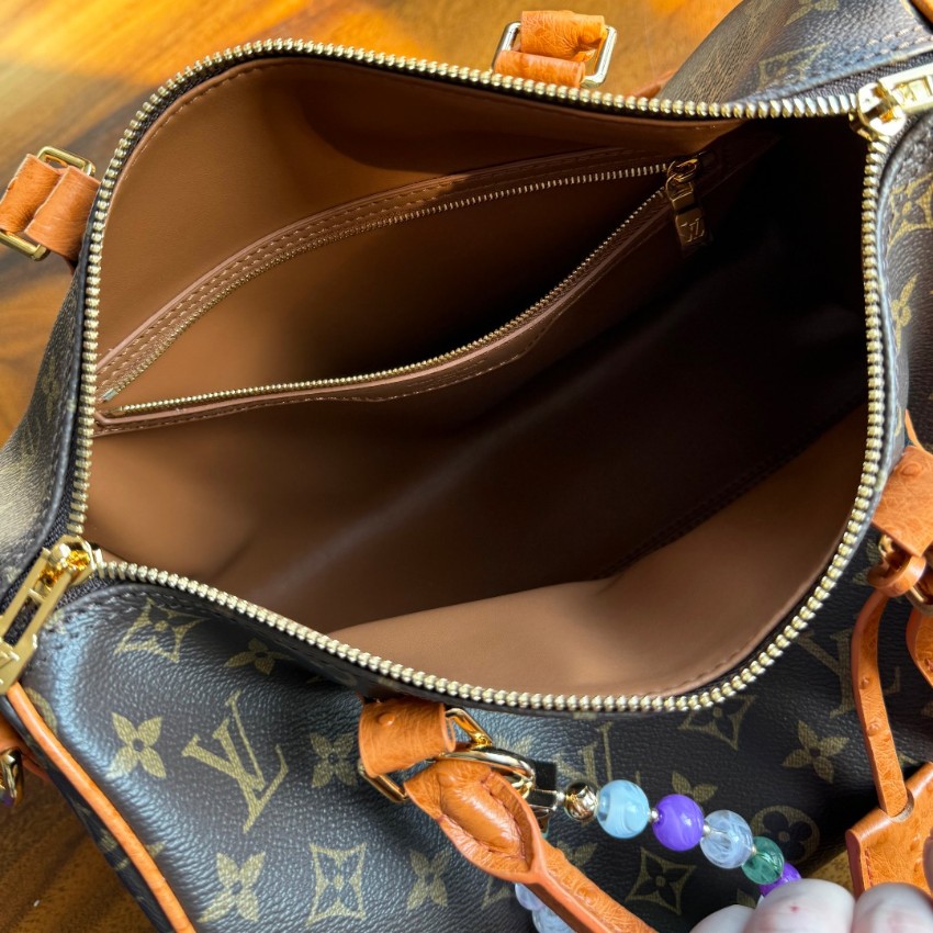 ルイヴィトン スーパーコピー ナノスピーディ モノグラム オレンジレザー 2WAYハンドバッグ ブラウン 注目商品_7