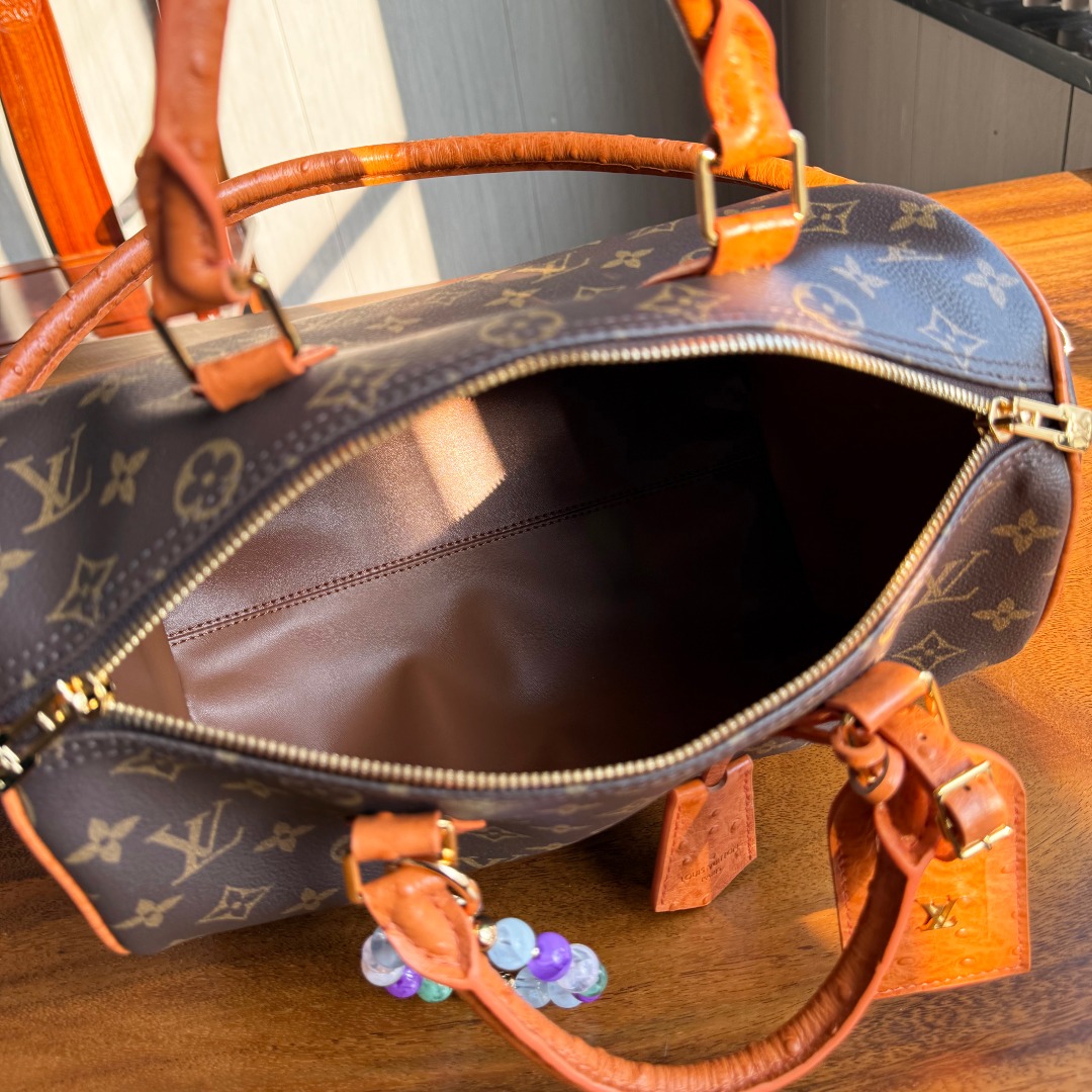 ルイヴィトン スーパーコピー ナノスピーディ モノグラム オレンジレザー 2WAYハンドバッグ ブラウン 注目商品_8