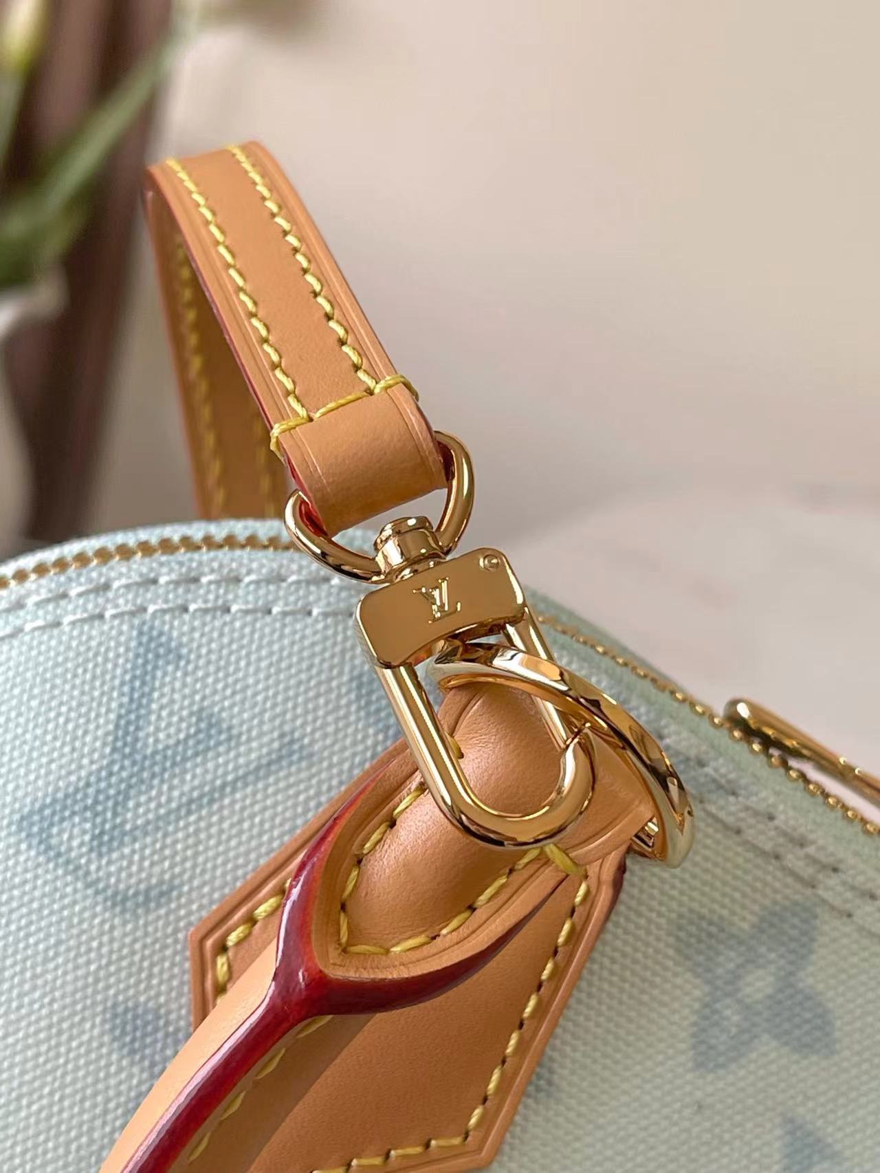 ルイヴィトン スーパーコピー 届く ナノスピーディ モノグラムキャンバス レザーコンビ 2WAYミニバッグ ライトブルー レディース売れ筋_8