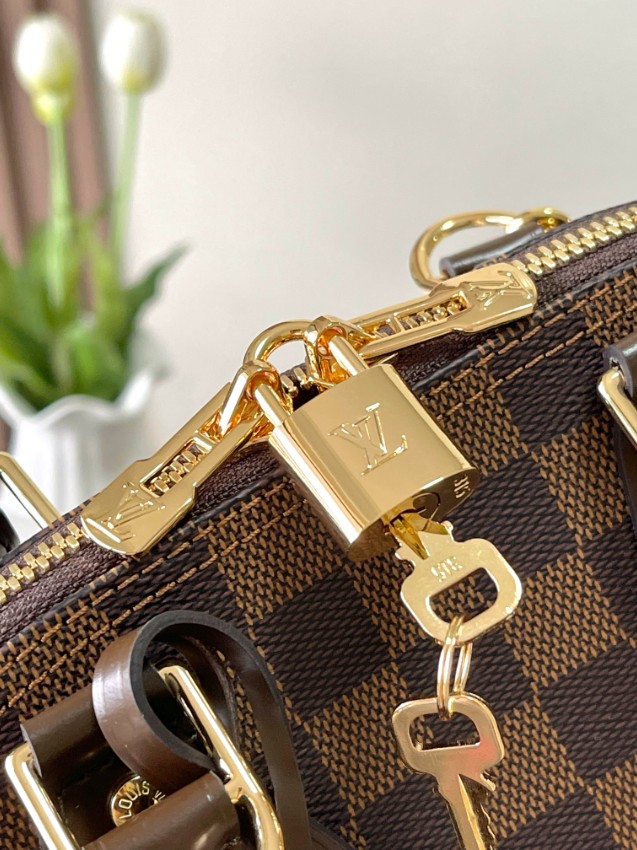 ルイヴィトン スーパーコピー ナノスピーディ ダミエキャンバス レザーコンビ ハンドバッグ ブラウン レディース高品質レプリカ_2