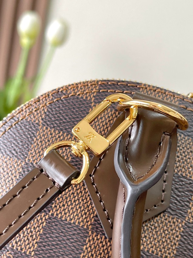 ルイヴィトン スーパーコピー ナノスピーディ ダミエキャンバス レザーコンビ ハンドバッグ ブラウン レディース高品質レプリカ_6