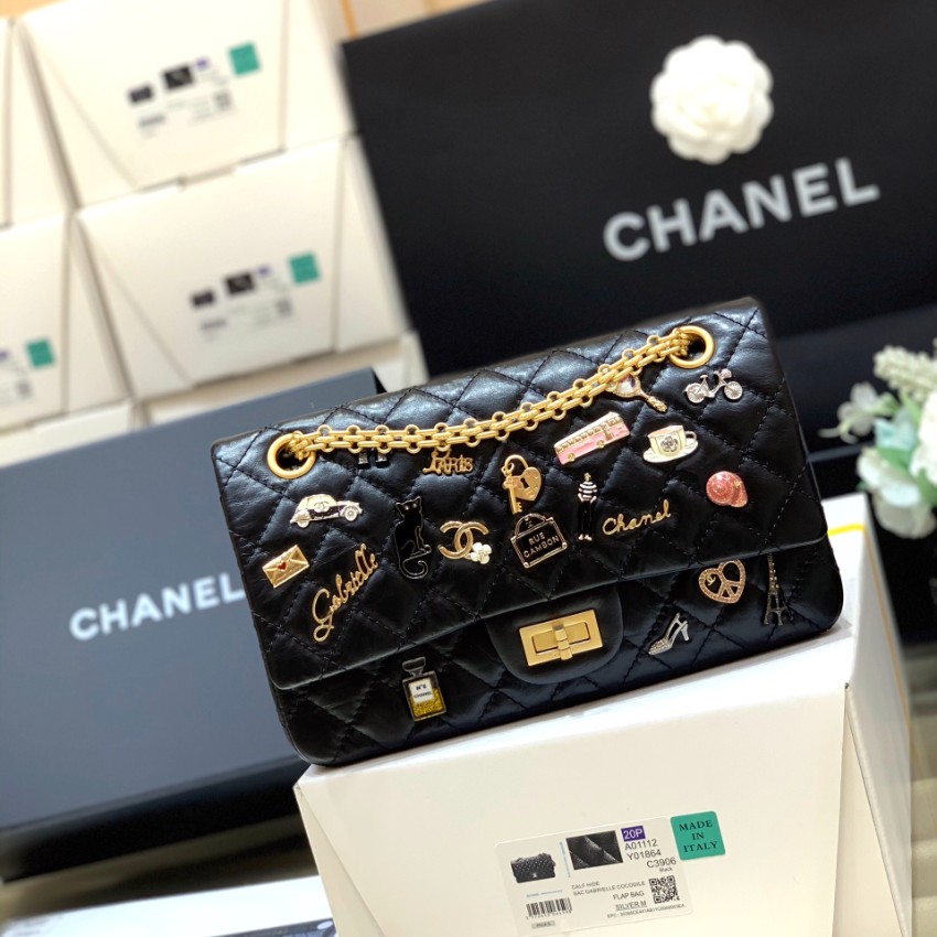 シャネル コピー 2.55 リイシュー チェーンショルダーバッグ ブラック 注目商品_3