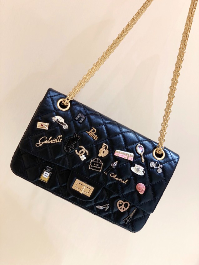 シャネル コピー 2.55 リイシュー チェーンショルダーバッグ ブラック 注目商品_5