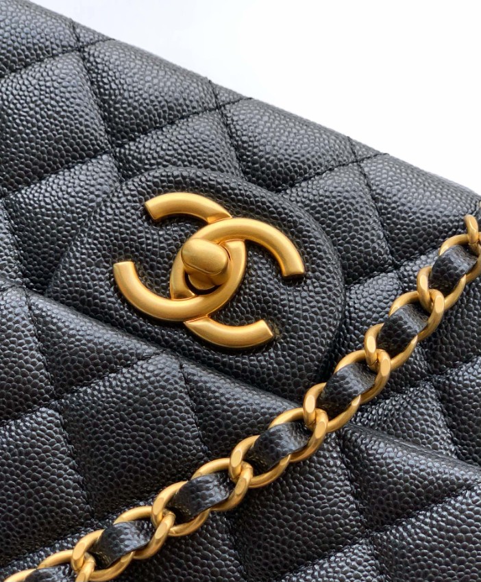 シャネル コピー クラシックフラップ ハンドバッグ ブラック キルティング 高品質レプリカ AS5702_3